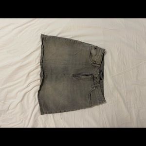 Grey Calvin Klein denim skirt
